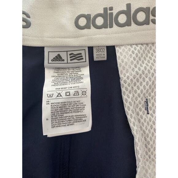 Adidas Pants Mens Size 38 x 32 Navy Stretch Golf - Picture 8 of 10